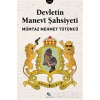 Devletin Manevi Şahsiyeti - Mümtaz Mehmet Tütüncü - Kanat Kitap