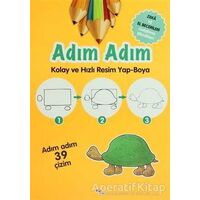 Adım Adım Kolay ve Hızlı Resim Yap-Boya - Kolektif - Pia Çocuk Yayınları