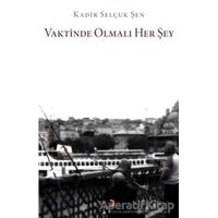 Vaktinde Olmalı Her Şey - Kadir Selçuk Şen - Cinius Yayınları