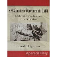 KPSS İngilizce Öğretmenliği ÖABT Edebiyat Konu Anlatımı ve Soru Bankası