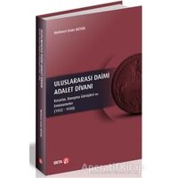 Uluslararası Daimi Adalet Divanı - Mehmet Emin Büyük - Beta Yayınevi