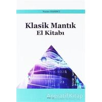 Klasik Mantık El Kitabı - Nazım Hasırcı - Araştırma Yayınları