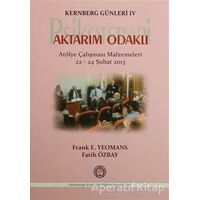 Kernberg Günleri 4 Psikoterapi Aktarım Odaklı - Fatih Özbay - Psikoterapi Enstitüsü