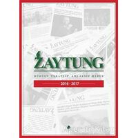 Zaytung Almanak 2016 - 2017 - Kolektif - April Yayıncılık