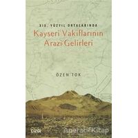 19.Yüzyıl Ortalarında Kayseri Vakıflarının Arazi Gelirleri - Özen Tok - Çizgi Kitabevi Yayınları