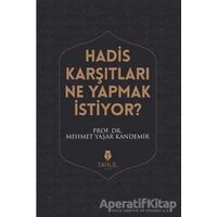 Hadis Karşıtları Ne Yapmak İstiyor? - Mehmet Yaşar Kandemir - Tahlil Yayınları