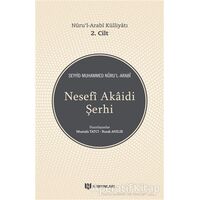 Nesefi Akaidi Şerhi - Muhammed Nürul-Arabi - H Yayınları