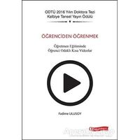 Öğrenciden Öğrenmek - Fadime Ulusoy - ODTÜ Geliştirme Vakfı Yayıncılık