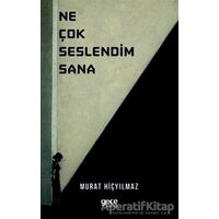 Ne Çok Seslendim Sana - Murat Hiçyılmaz - Gece Kitaplığı