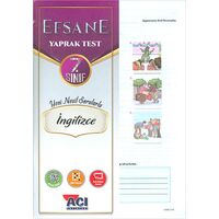 Açı 7.Sınıf İngilizce Efsane Yaprak Test