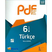 Martı Okul 6.Sınıf Türkçe PDF Planlı Ders Föyü