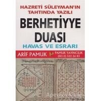 Berhetiyye Havas ve Esrarı (Dua-012) - Arif Pamuk - Pamuk Yayıncılık