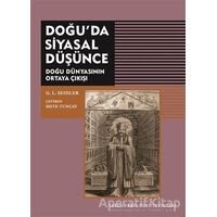 Doğuda Siyasal Düşünce - G. L. Seidler - Tarih Vakfı Yurt Yayınları