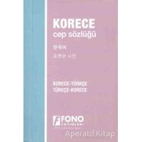 Korece Türkçe - Türkçe Korece Cep Sözlüğü - Mehmet Ölçer - Fono Yayınları