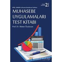 Muhasebe Uygulamaları Test Kitabı - Abitter Özulucan - Siyasal Kitabevi