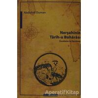 Nerşahinin Tarih-u Buharası - Abdullah Duman - Ayışığı Kitapları