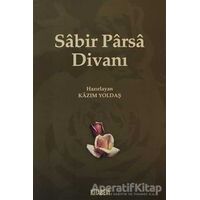 Sabir Parsa Divanı - Kazım Yoldaş - Kitabevi Yayınları