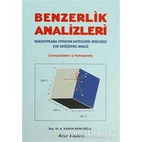 Benzerlik Analizleri - A. Karun Nemlioğlu - Beşir Kitabevi