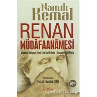 Renan Müdafaanamesi - Namık Kemal - Akçağ Yayınları