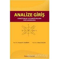 Analize Giriş - Ferhad H. Nasibov - Palme Yayıncılık