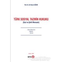 Türk Sosyal Tazmin Hukuku - Ali Nazım Sözer - Beta Yayınevi