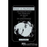 What Is Property? - Pierre Joseph Proudhon - Gece Kitaplığı