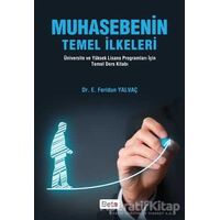 Muhasebenin Temel İlkeleri - Feridun Yalvaç - Beta Yayınevi