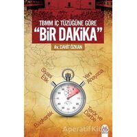 TBMM İçtüzüğüne Göre Bir Dakika - Cahit Özkan - DBY Yayınları