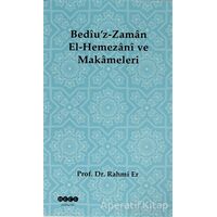 Bediüz-Zaman El-Hemezani ve Makameleri - Rahmi Er - Hece Yayınları