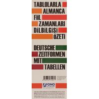 Almanca Fiil Zamanları ve Dilbilgisi Tablosu - Kolektif - Fono Yayınları