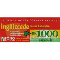 İngilizcede İlk 1000 Sözcük Kartları - Kolektif - Fono Yayınları