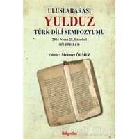 Uluslararası Yulduz Türk Dili Sempozyumu - Mehmet Ölmez - BilgeSu Yayıncılık