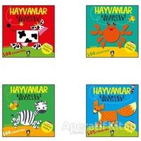 Hayvanlar Eğlenceli Şekiller 4 Kitaplık Set - Kolektif - Çakıl Yayınları