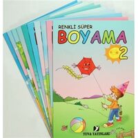 Renkli Süper Boyama (10 Kitap Takım) - Kolektif - Pinokyo Yayınları