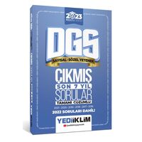 Yediiklim 2023 DGS Tamamı Çözümü Son 7 Yıl Çıkmış Sorular