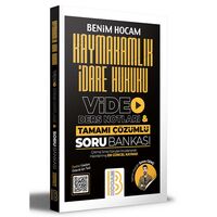 Benim Hocam Kaymakamlık İdare Hukuku Video Ders Notları ve Tamamı Çözümlü Soru Bankası