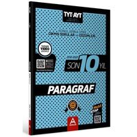A Yayınları TYT AYT Paragraf Son 10 Yıl Soru ve Çözümleri