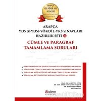 Arapça YDS (e-YDS)-Yökdil Sınavları Hazırlık Seti 4 - Nurettin Ceviz - Akdem Yayınları