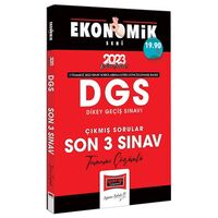 Yargı 2023 DGS Ekonomik Seri Tamamı Çözümlü Son 3 Yıl Çıkmış Sınav Soruları