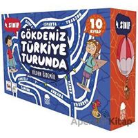 Gökdeniz Türkiye Turunda 4. Sınıf Seti (10 Kitap) - Vildan Özdemir - Mavi Kirpi Yayınları