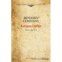 Kırmızı Defter - Benjamin Constant - Kırmızı Yayınları
