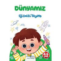 Dünyamız - Eğlenceli Boyama - Kolektif - İş Bankası Kültür Yayınları