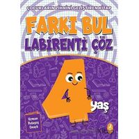 Farkı Bul Labirenti Çöz 4 Yaş - Ercan Portakal - Ren Çocuk