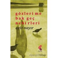 Gözlerime Bak Geç Nehirleri - Aziz Nayır - Klaros Yayınları