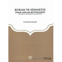 Kuran ve Sünnette İman Ahlak Bütünlüğü - Mehmet Ali Çalgan - Diyanet İşleri Başkanlığı