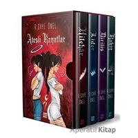Ateşli Kanatlar Serisi (Kutulu 4 Kitap Takım) - R. Gaye Önel - Dokuz Yayınları