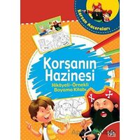 Korsanın Hazinesi - Hikayeli Örnekli Boyama Kitabı - Kolektif - Halk Kitabevi
