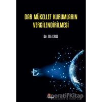 Dar Mükellef Kurumların Vergilendirilmesi - Ali Erol - Kriter Yayınları