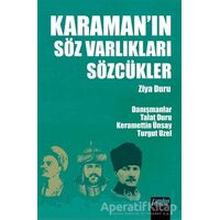 Karaman’ın Söz Varlıkları Sözcükler - Ziya Duru - Çimke Yayınevi