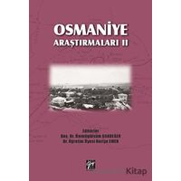 Osmaniye Araştırmaları 2 - Kolektif - Gazi Kitabevi
